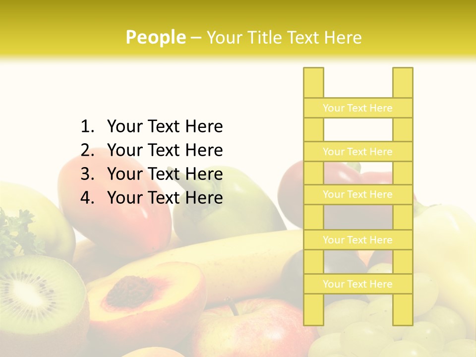 A Little Girl Keeping Yellow Leaves In Her Hands PowerPoint Template