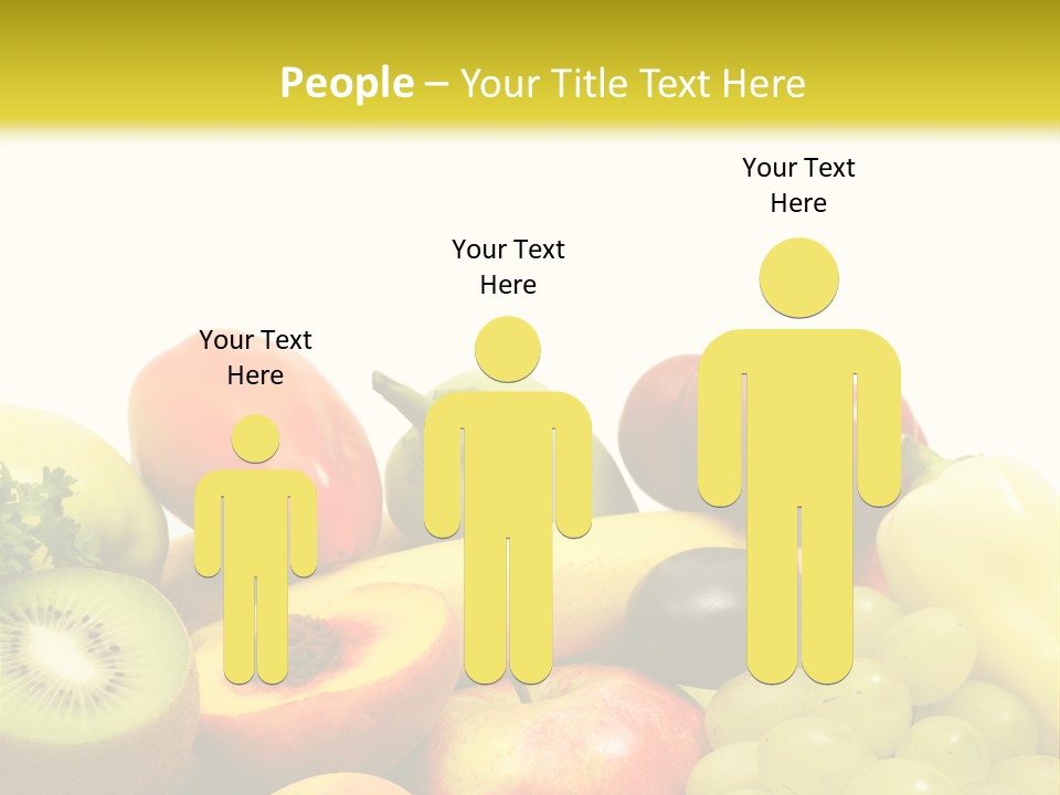 A Little Girl Keeping Yellow Leaves In Her Hands PowerPoint Template