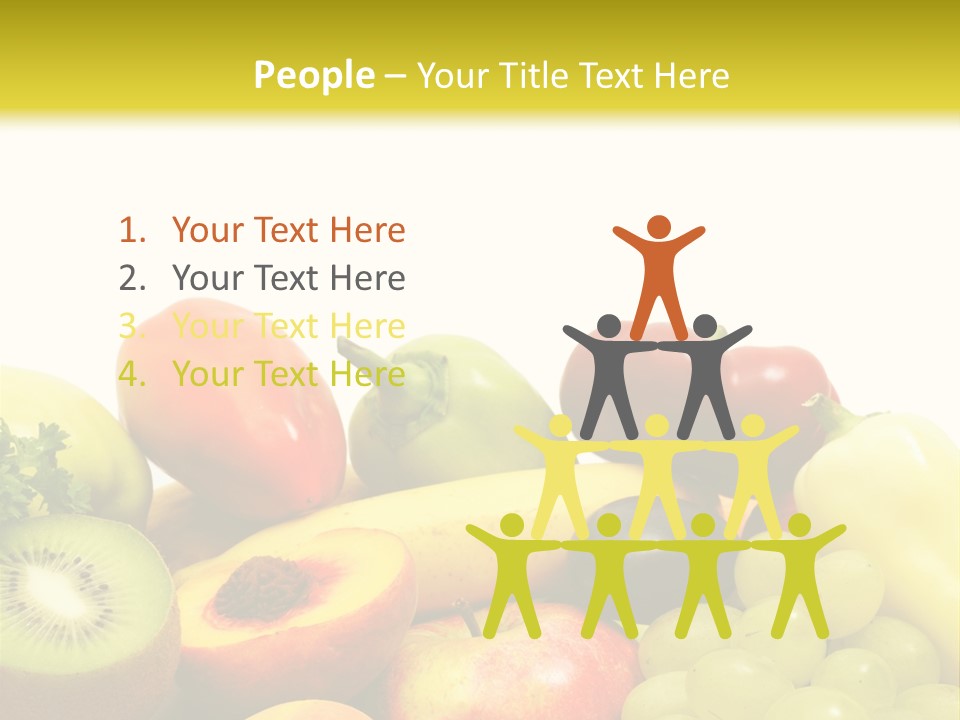 A Little Girl Keeping Yellow Leaves In Her Hands PowerPoint Template