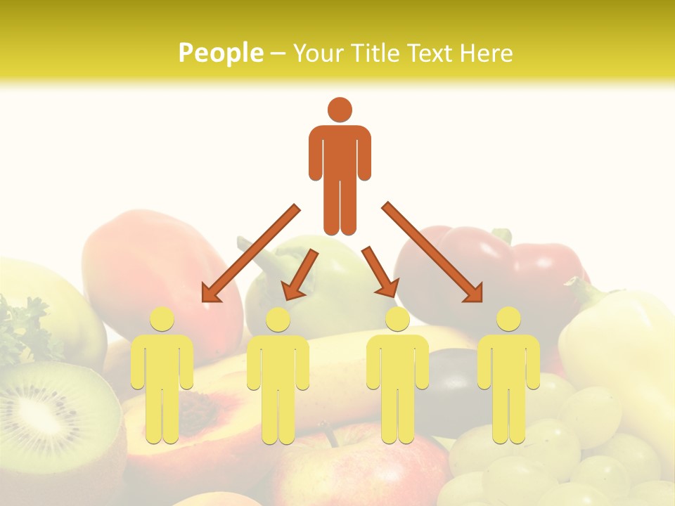 A Little Girl Keeping Yellow Leaves In Her Hands PowerPoint Template