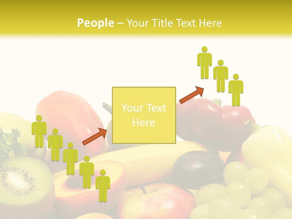 A Little Girl Keeping Yellow Leaves In Her Hands PowerPoint Template