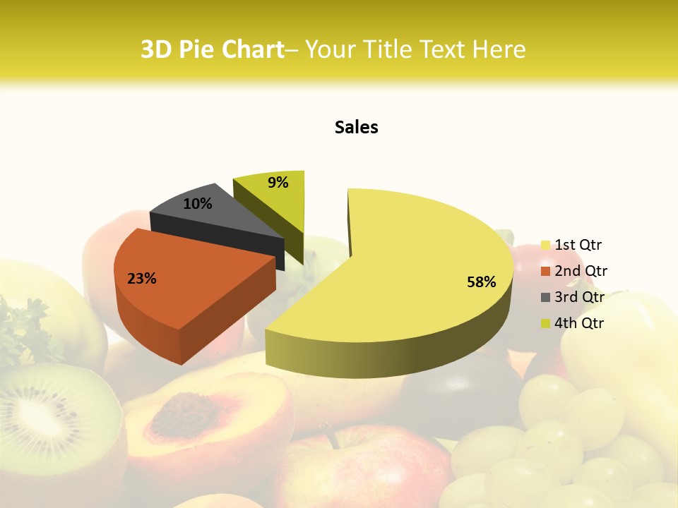 A Little Girl Keeping Yellow Leaves In Her Hands PowerPoint Template