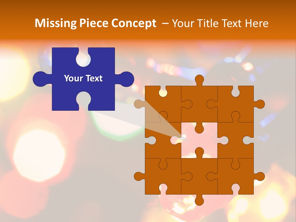 Colorful Electric Light Bulbs Close-Up PowerPoint Template