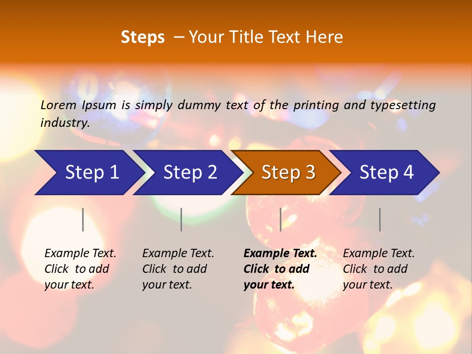 Colorful Electric Light Bulbs Close-Up PowerPoint Template