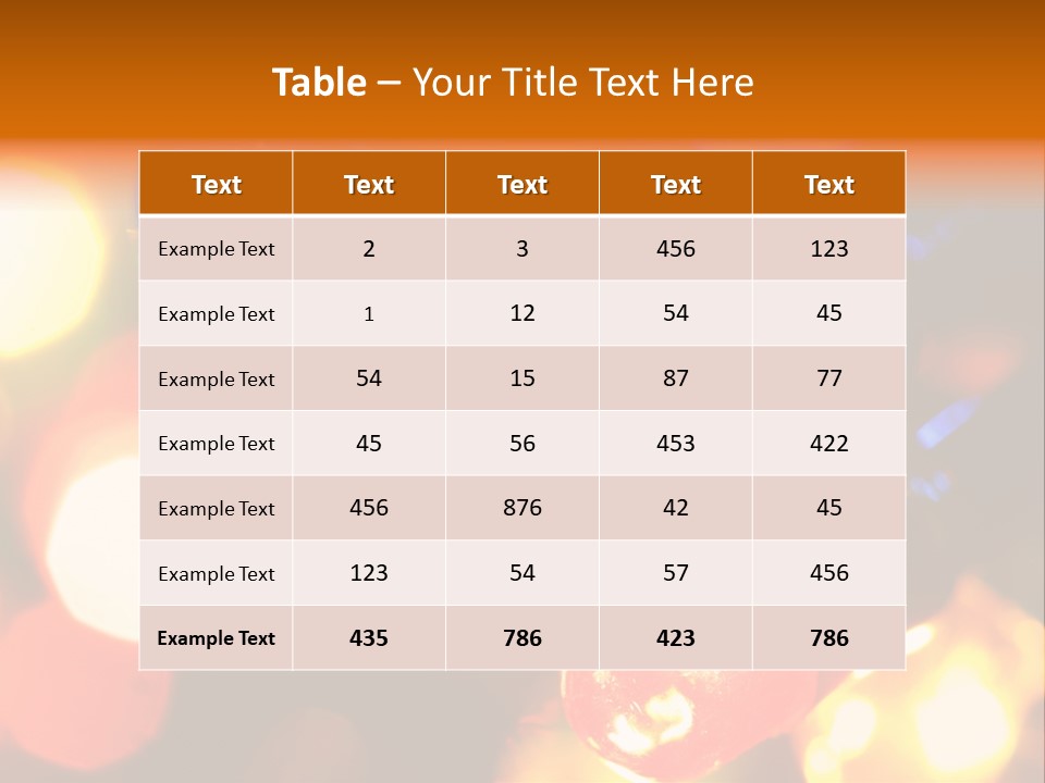 Colorful Electric Light Bulbs Close-Up PowerPoint Template