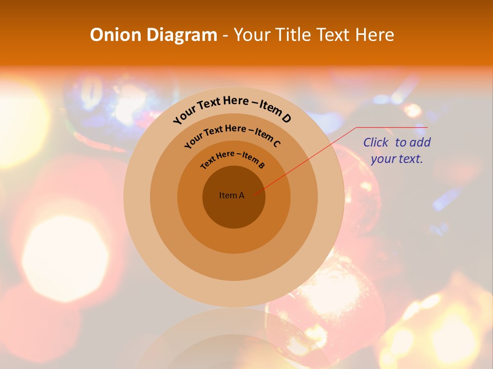 Colorful Electric Light Bulbs Close-Up PowerPoint Template