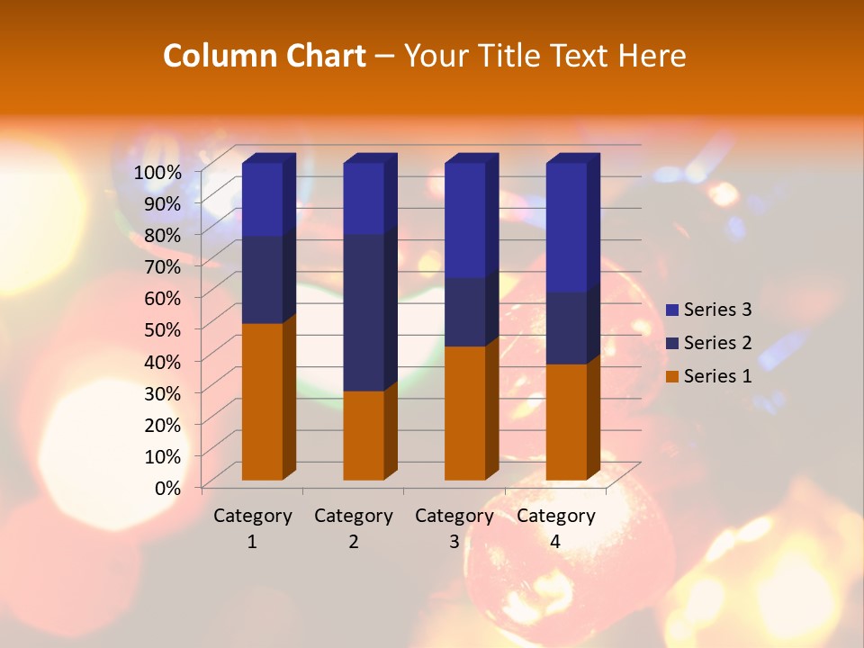 Colorful Electric Light Bulbs Close-Up PowerPoint Template