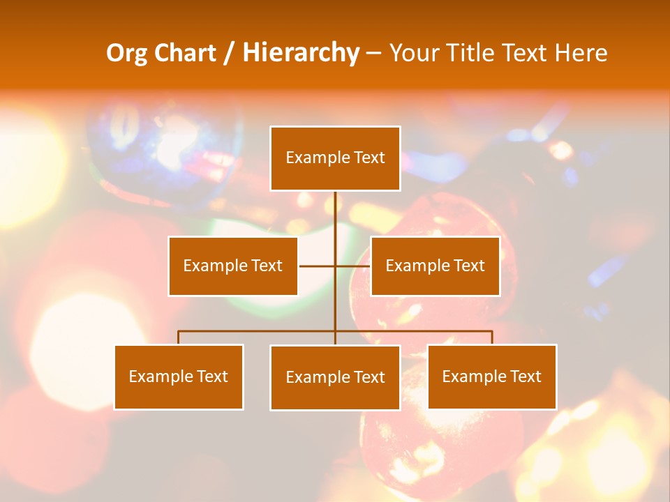 Colorful Electric Light Bulbs Close-Up PowerPoint Template