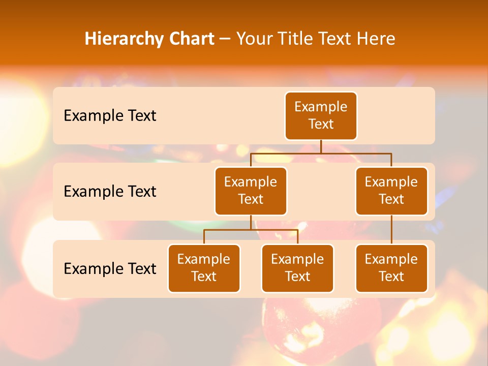 Colorful Electric Light Bulbs Close-Up PowerPoint Template