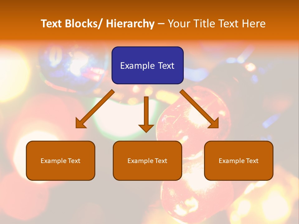 Colorful Electric Light Bulbs Close-Up PowerPoint Template