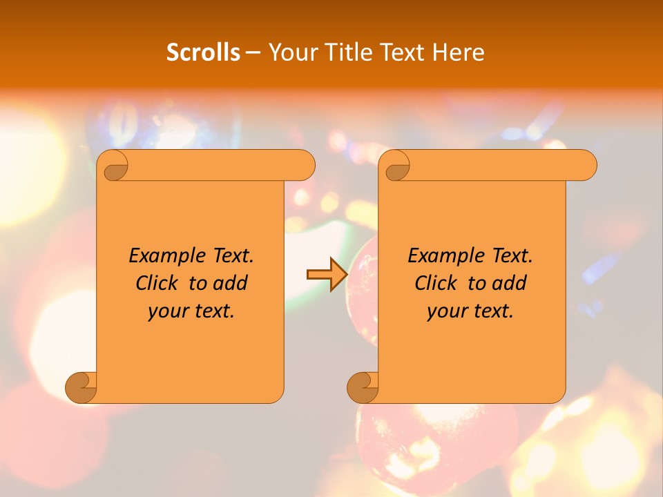 Colorful Electric Light Bulbs Close-Up PowerPoint Template