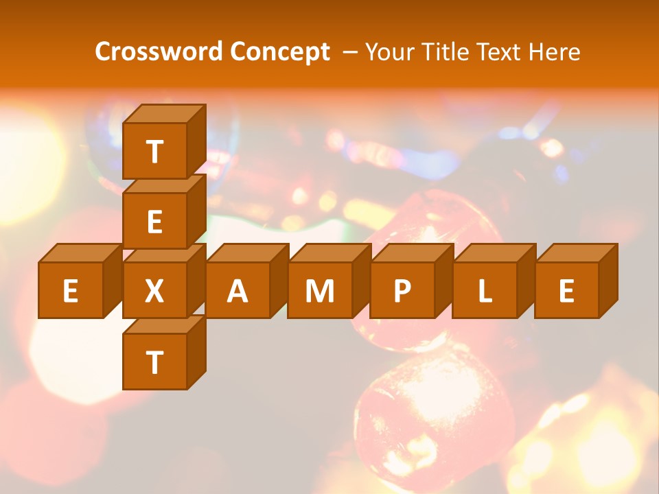 Colorful Electric Light Bulbs Close-Up PowerPoint Template