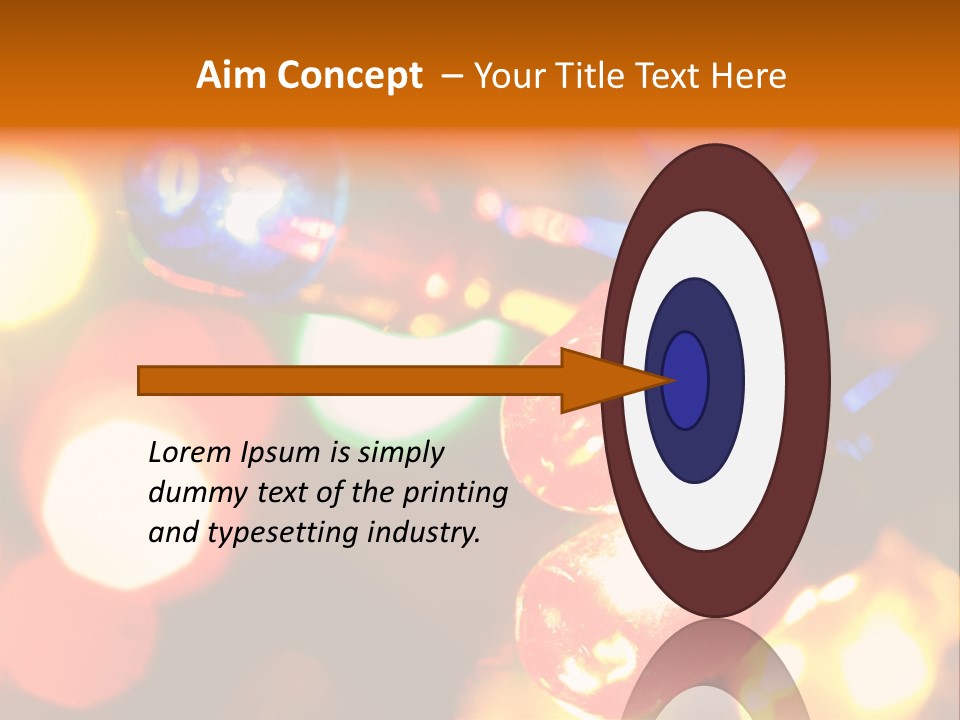 Colorful Electric Light Bulbs Close-Up PowerPoint Template