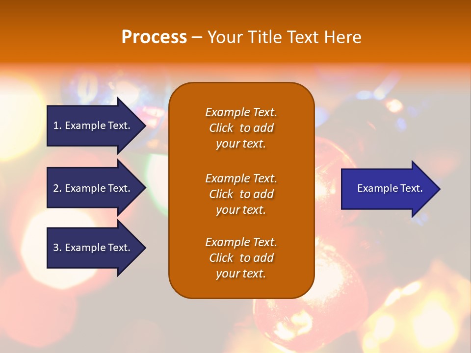 Colorful Electric Light Bulbs Close-Up PowerPoint Template