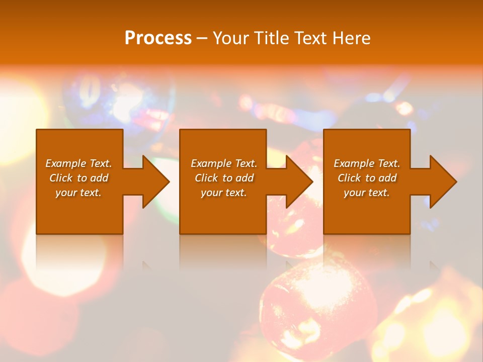 Colorful Electric Light Bulbs Close-Up PowerPoint Template