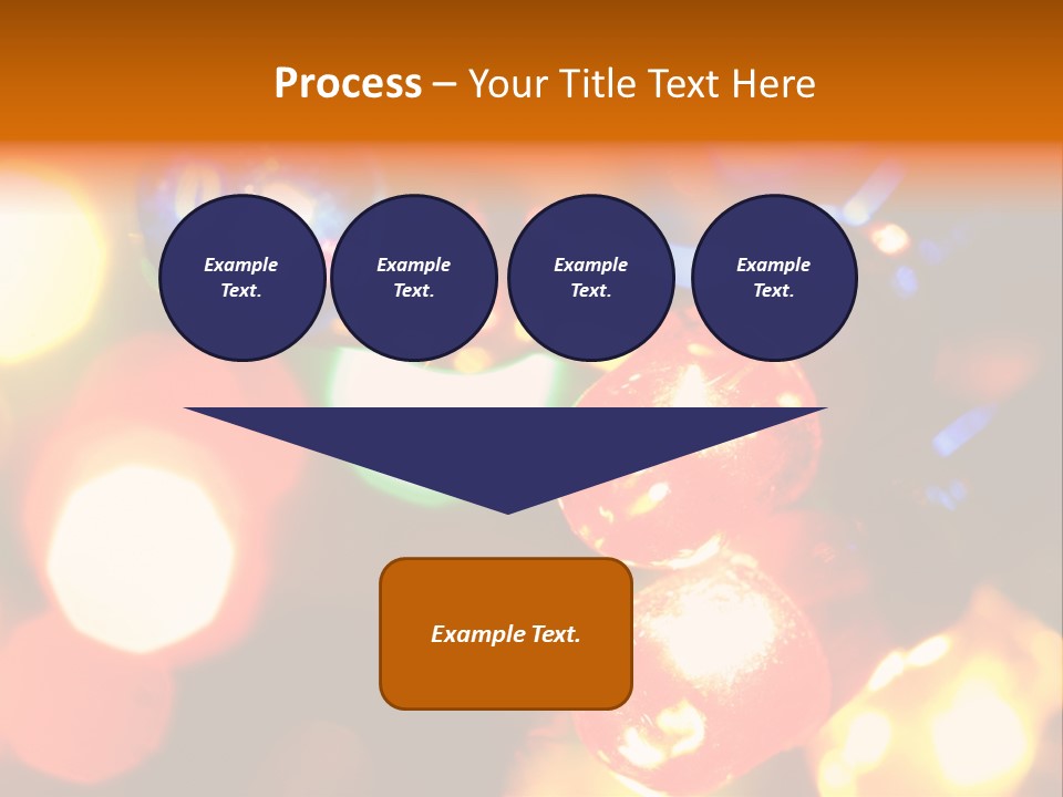 Colorful Electric Light Bulbs Close-Up PowerPoint Template