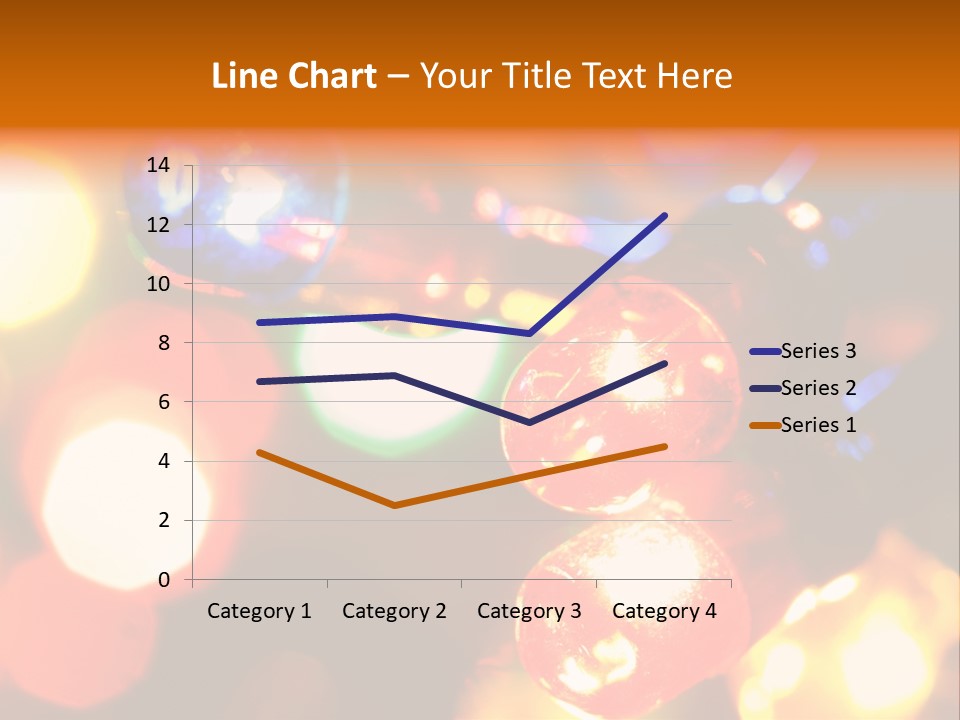 Colorful Electric Light Bulbs Close-Up PowerPoint Template