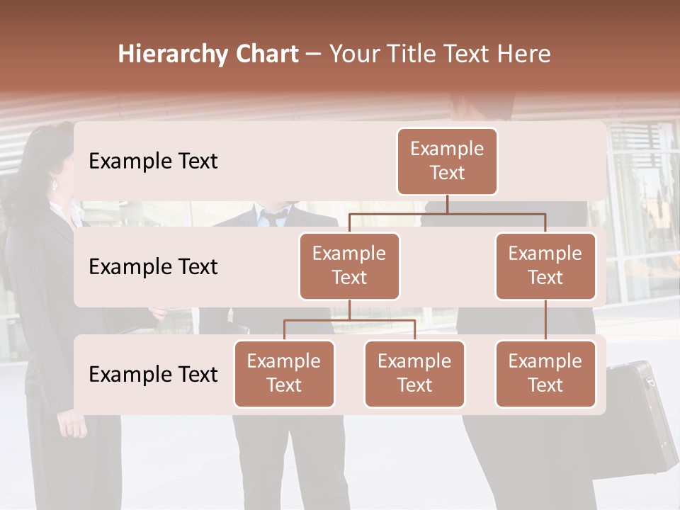An Attractive Business Team Meeting At Office Building PowerPoint Template