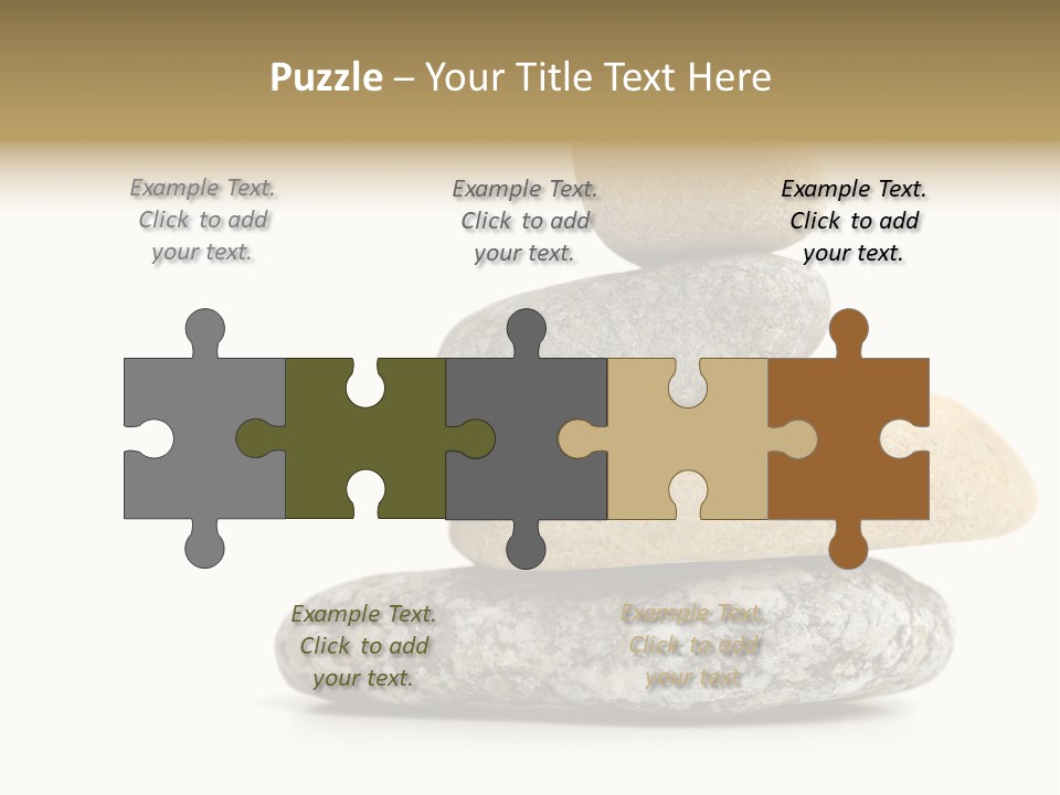 Stack Of Stones PowerPoint Template