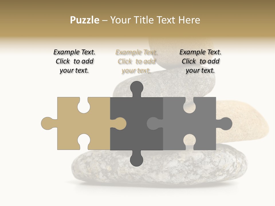 Stack Of Stones PowerPoint Template