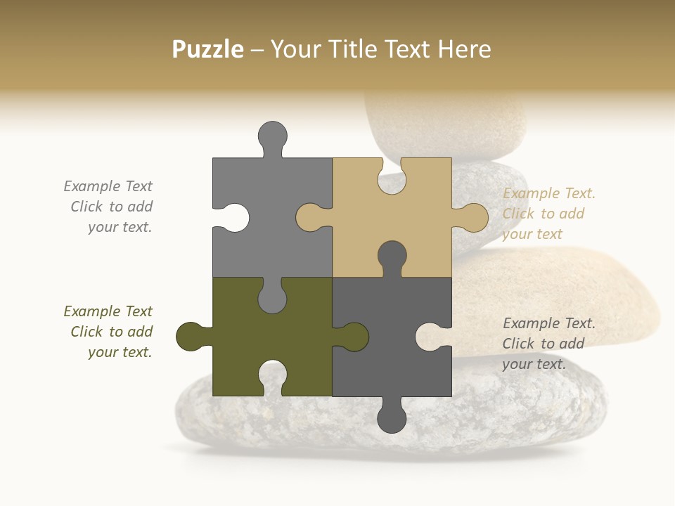 Stack Of Stones PowerPoint Template