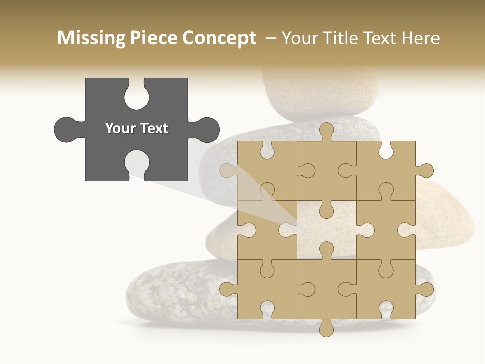 Stack Of Stones PowerPoint Template
