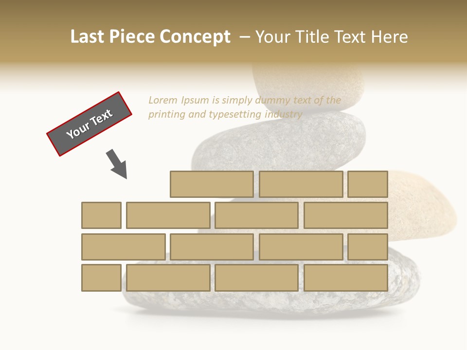 Stack Of Stones PowerPoint Template