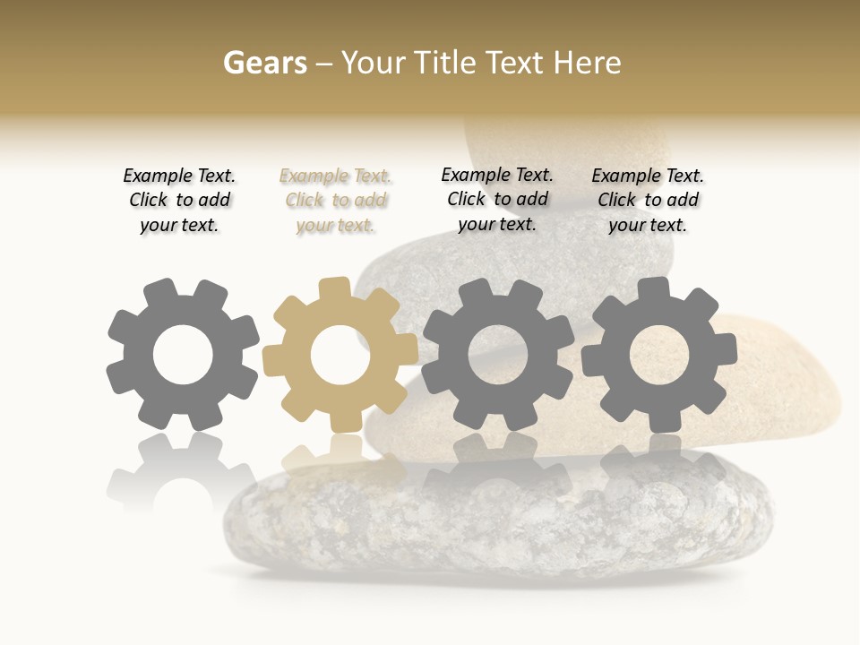 Stack Of Stones PowerPoint Template