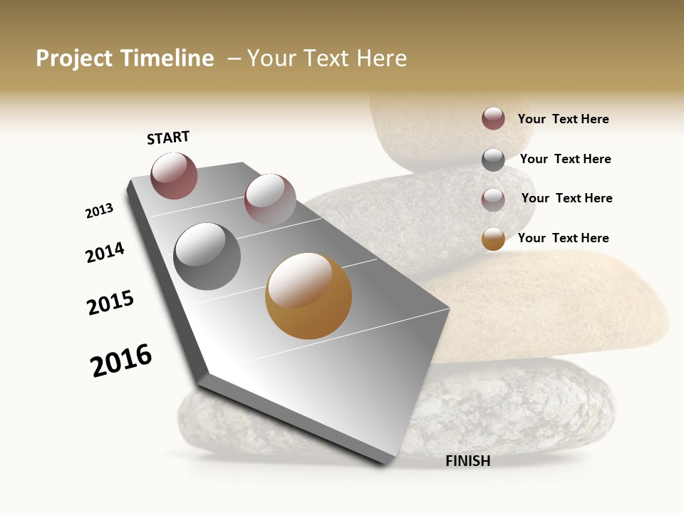 Stack Of Stones PowerPoint Template