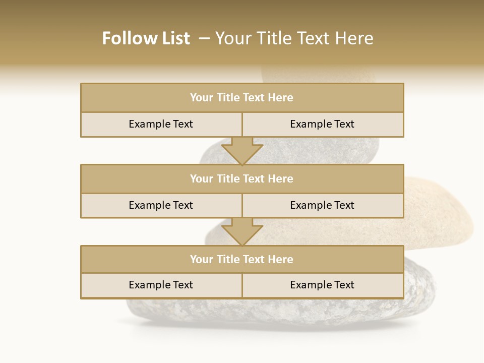 Stack Of Stones PowerPoint Template