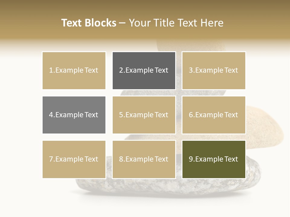 Stack Of Stones PowerPoint Template