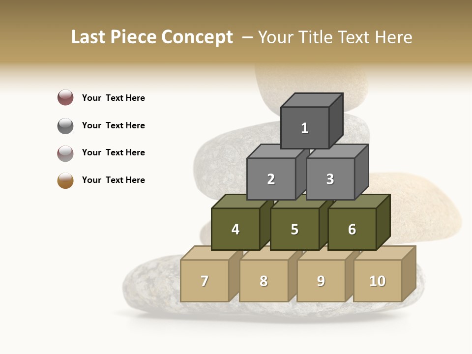 Stack Of Stones PowerPoint Template