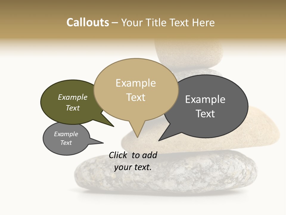Stack Of Stones PowerPoint Template
