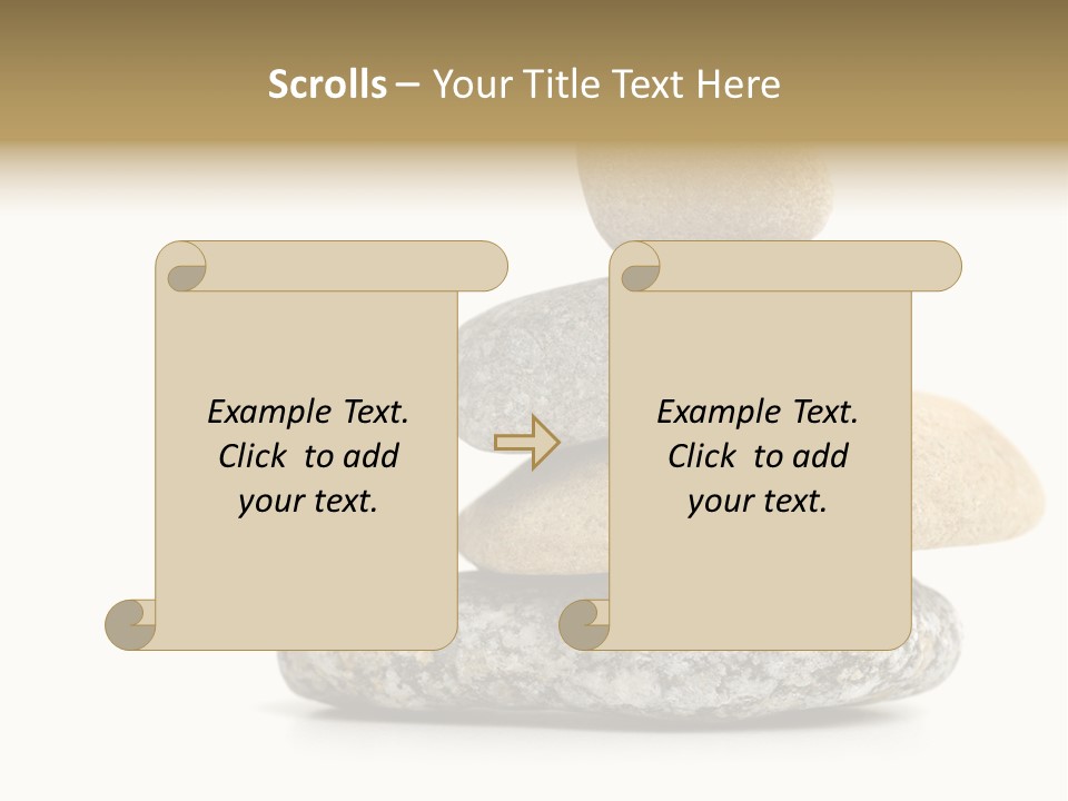 Stack Of Stones PowerPoint Template