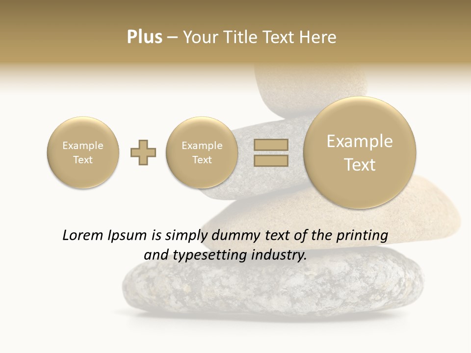 Stack Of Stones PowerPoint Template