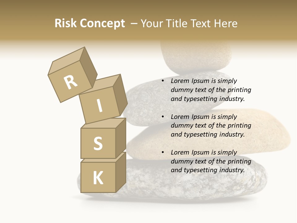 Stack Of Stones PowerPoint Template