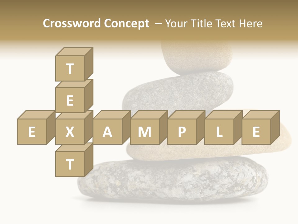 Stack Of Stones PowerPoint Template
