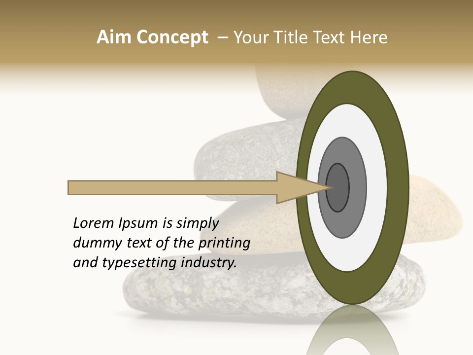 Stack Of Stones PowerPoint Template