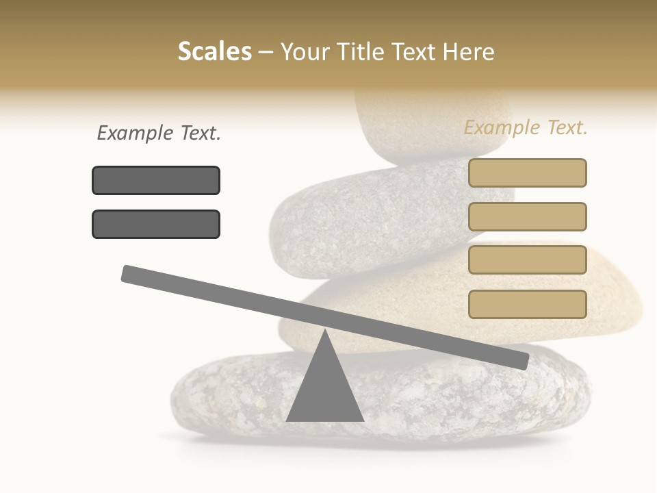 Stack Of Stones PowerPoint Template