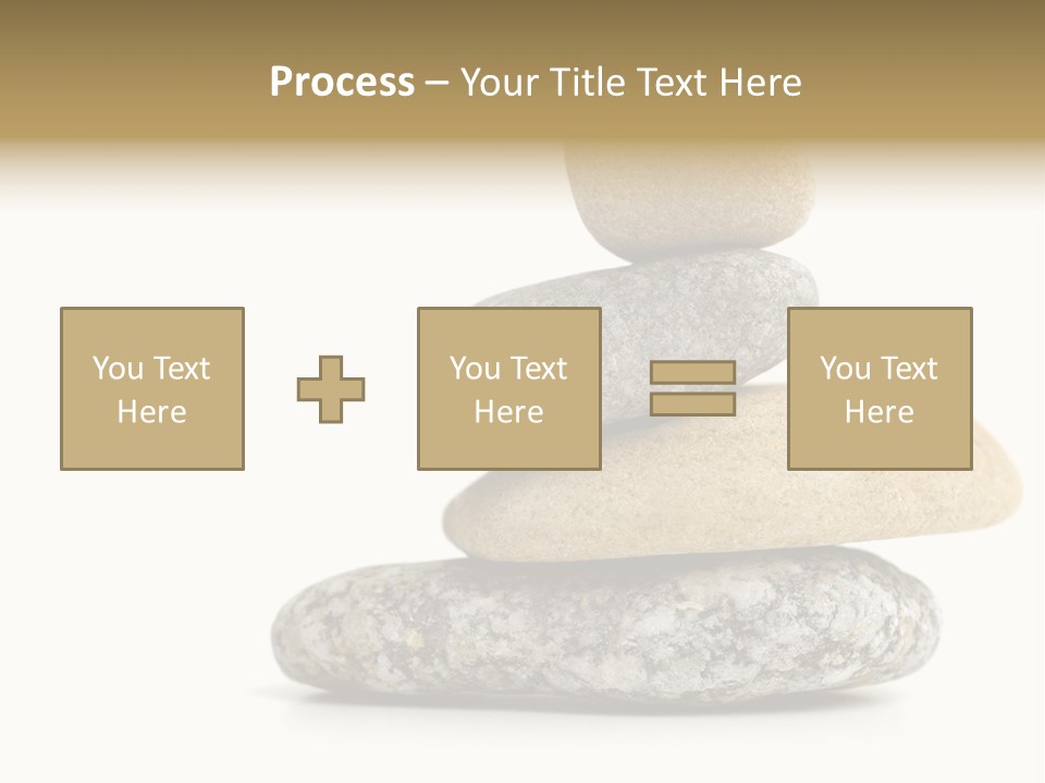 Stack Of Stones PowerPoint Template