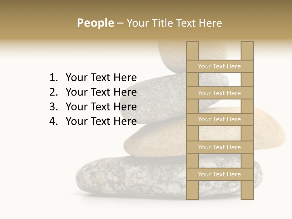 Stack Of Stones PowerPoint Template