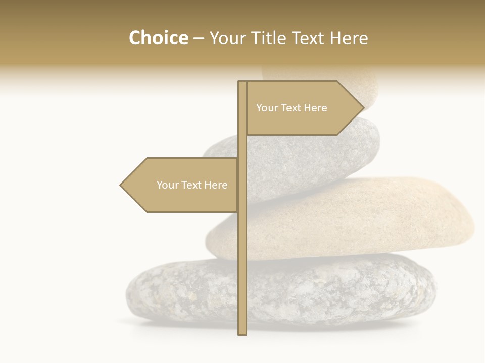 Stack Of Stones PowerPoint Template