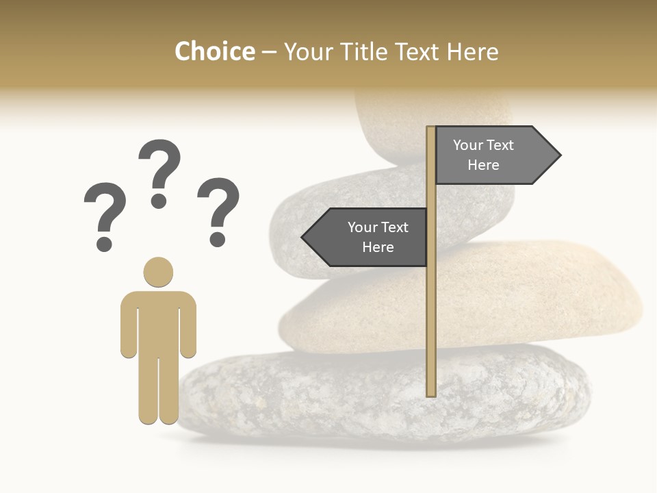 Stack Of Stones PowerPoint Template