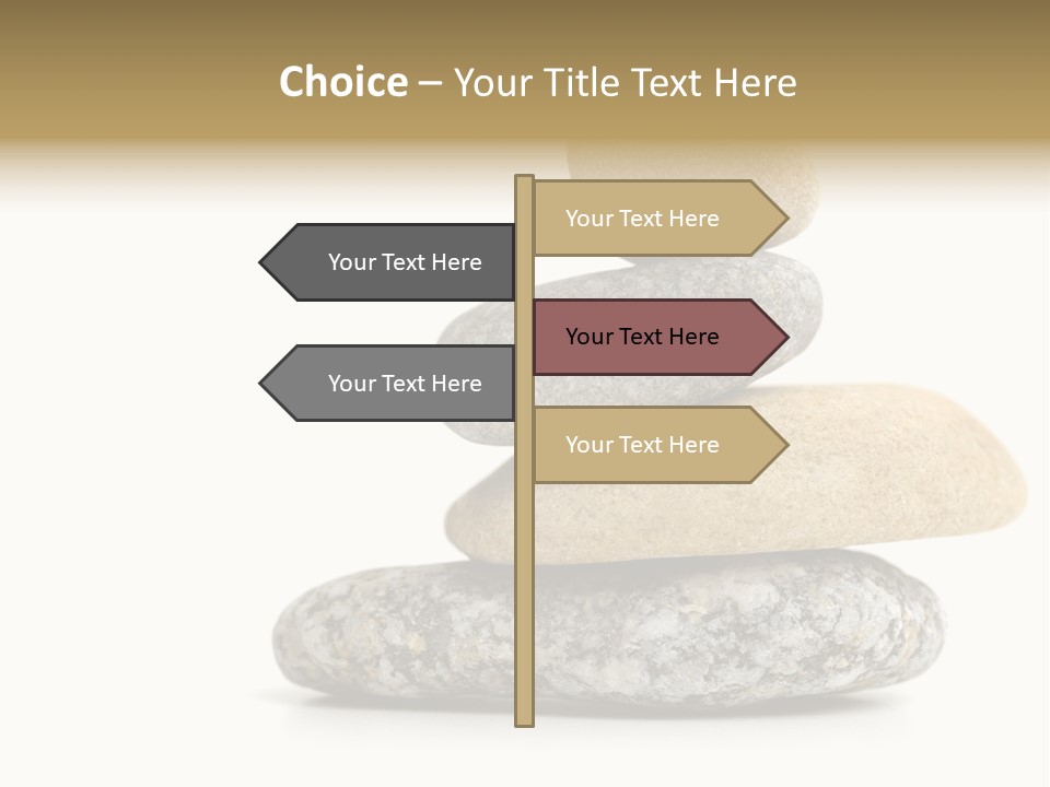 Stack Of Stones PowerPoint Template