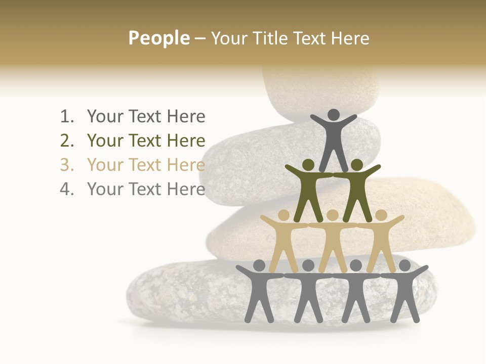 Stack Of Stones PowerPoint Template