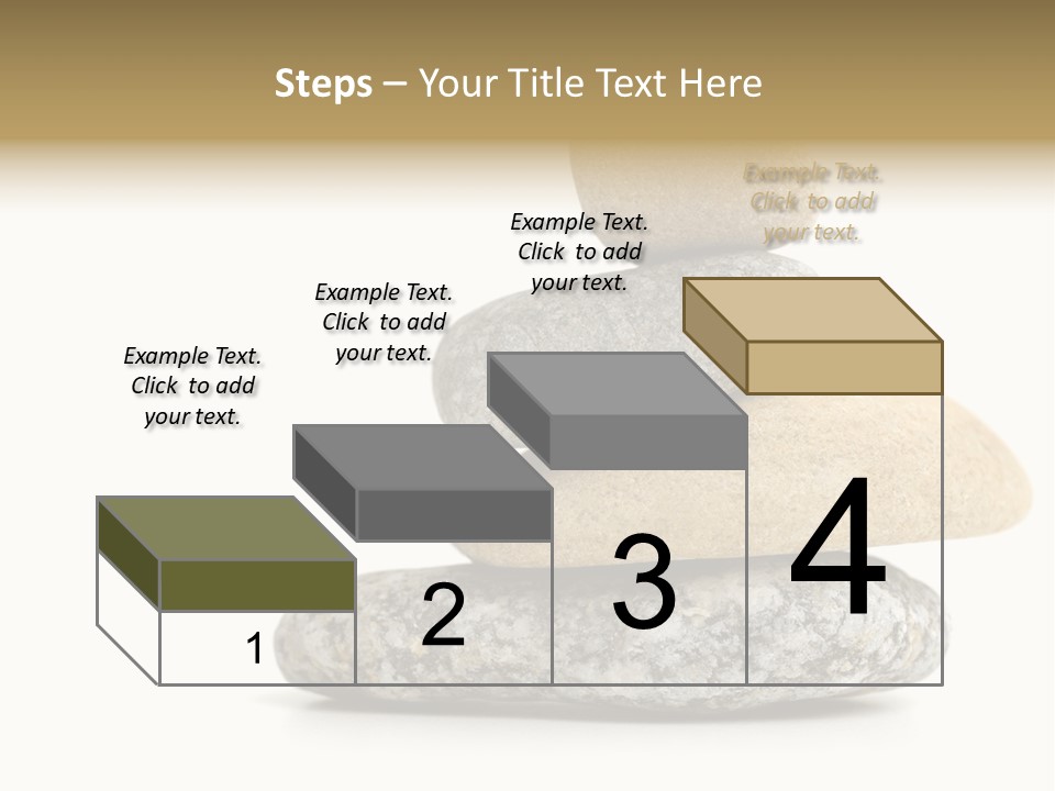 Stack Of Stones PowerPoint Template