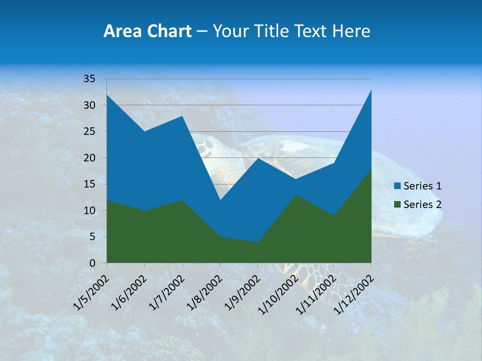 Hawkbill Sea Turtle PowerPoint Template