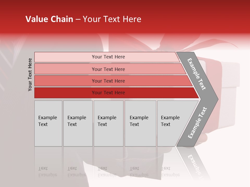 A Businessman Offering A Gift To You (Selective Focus) PowerPoint Template