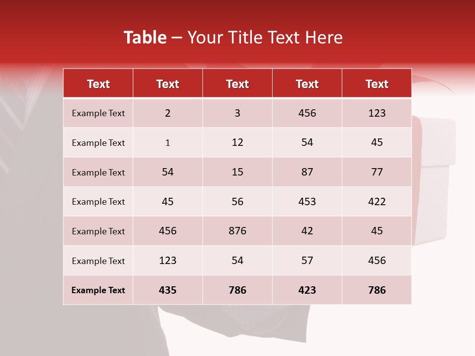 A Businessman Offering A Gift To You (Selective Focus) PowerPoint Template