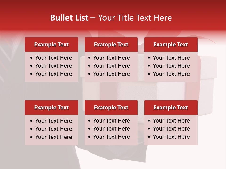 A Businessman Offering A Gift To You (Selective Focus) PowerPoint Template